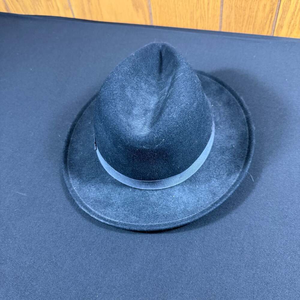 Broner Lite Felt Fedora Hat Black Medium